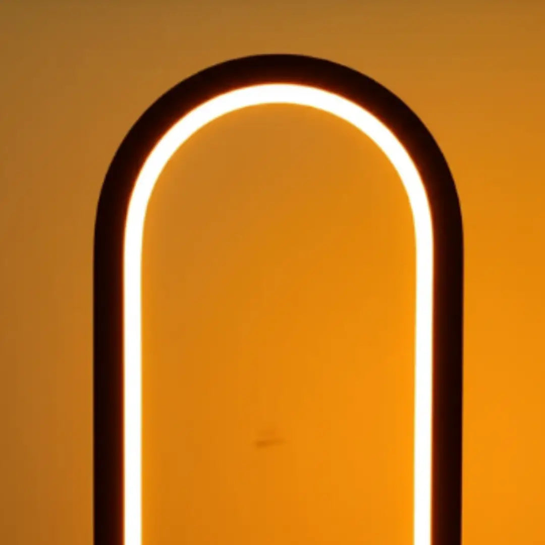 LED Ring Tischlampe – Minimalistische USB Nachttischlampe mit Dimmfunktion