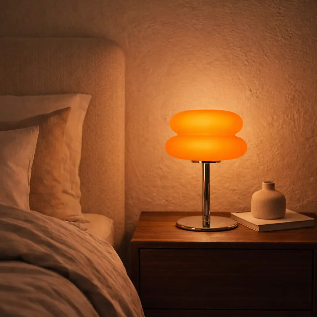 Mushroom Tischlampe Mid Century – 3-Farb-Dimmbar mit 9 Helligkeitsstufen