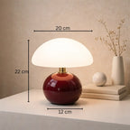 Mushroom Tischlampe Retro – LED Nachttischlampe mit 3-stufiger Lichtsteuerung